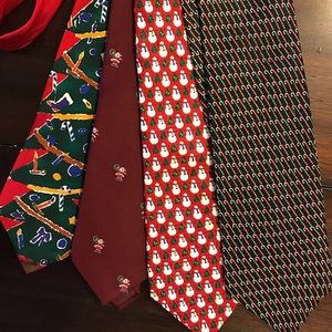 Four Christmas Ties!
